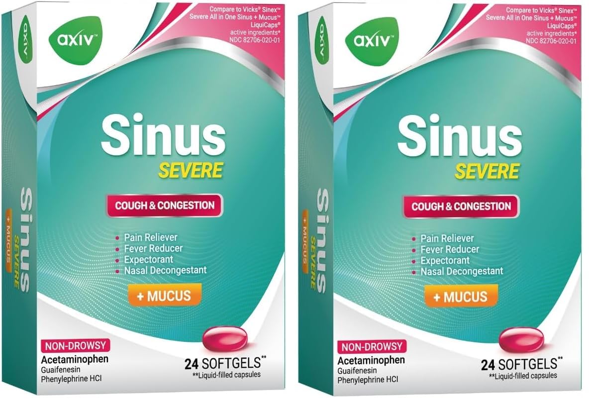 AXIV Sinus Severe + Mucus Relief