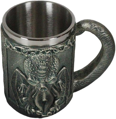 Miniatura 6 de Ebros Gift Call Of Cthulhu - Taza de café con diseño de pulpo gigante cósmico con símbolos sagrados, mango de brazo de tentáculo, taza de café de