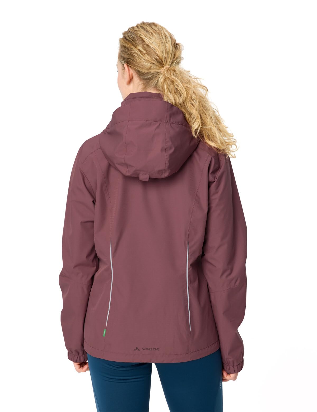 VAUDE Chaqueta de ciclismo para mujer, impermeable, resistente al viento y transpirable