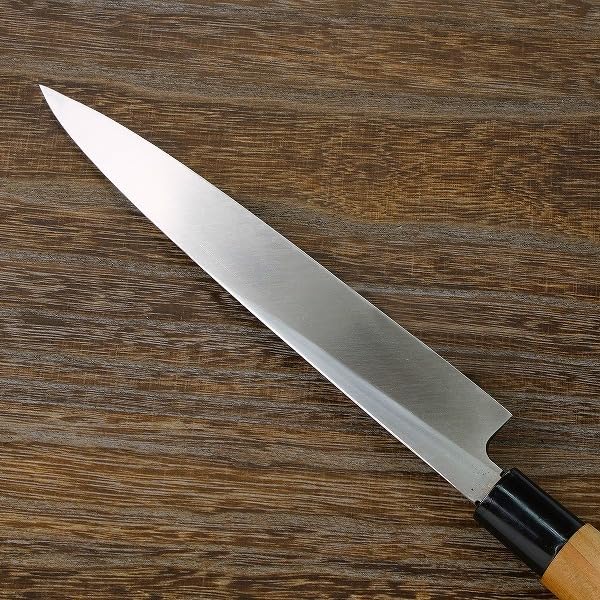 Sashimi Knife 210mm, (Yanagiba Bocho) For left hander Made of Gin3