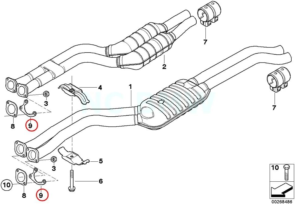 BMW Genuine Flange Steady