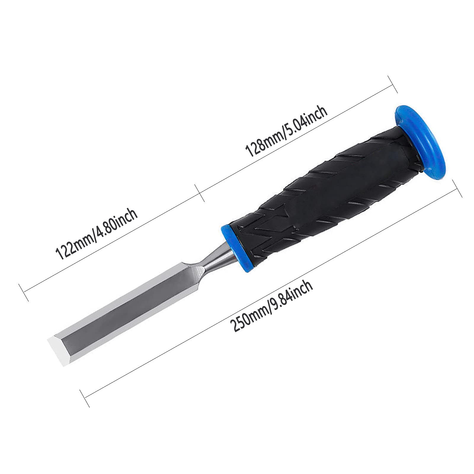 Scalpello, Scalpello per Legno, Legno Professionale con Impugnatura in Gomma Antiscivolo, Falegnameria Falegnameria per Artigianato Del Legno Lavorazione Del Legno Fai da Te/a/6Mm