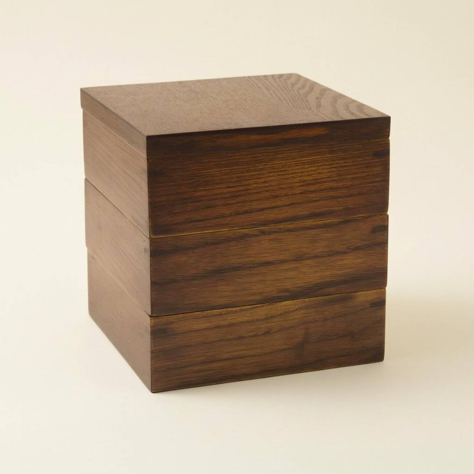 Boîte Bento Bois sans BPA Boîte Repas Japonaise Bois Double Couche