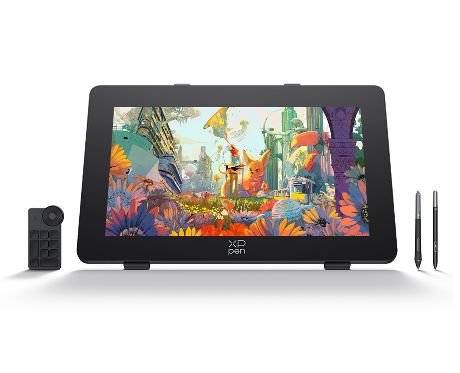 XPPen Artist Pro 24 (Gen 2) 4K Grafiktablett mit Display für PC, 23,8 Zoll Grafikdisplay mit 16384 Druckstufen X3 Pro Stift, Ideal für Designer, Künstler
