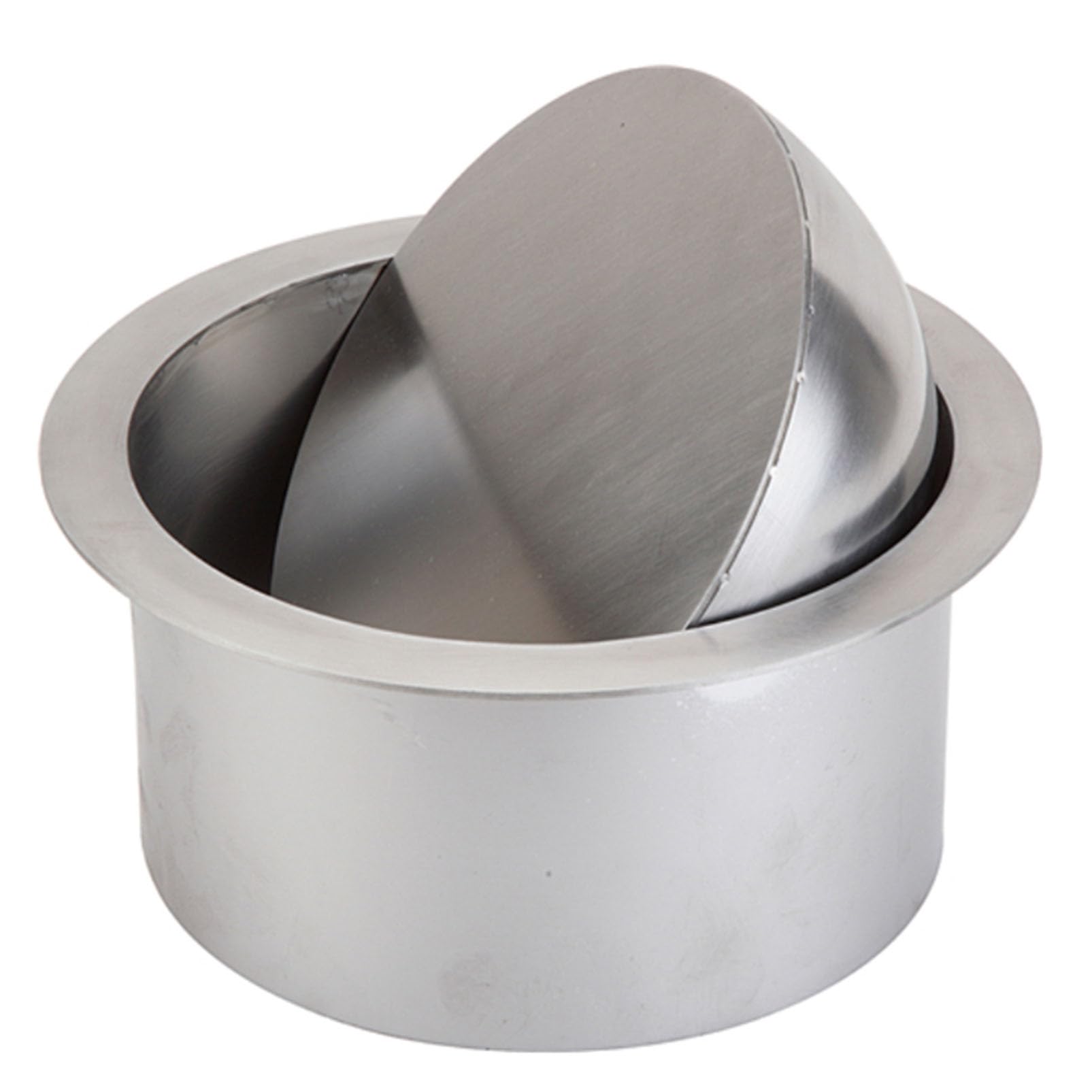Recessed Trash Can Lid, 1Pc Built-in Countertop Trash Can Lid - Recessed Kitchen Garbage Cover with Flexible Swing Devise