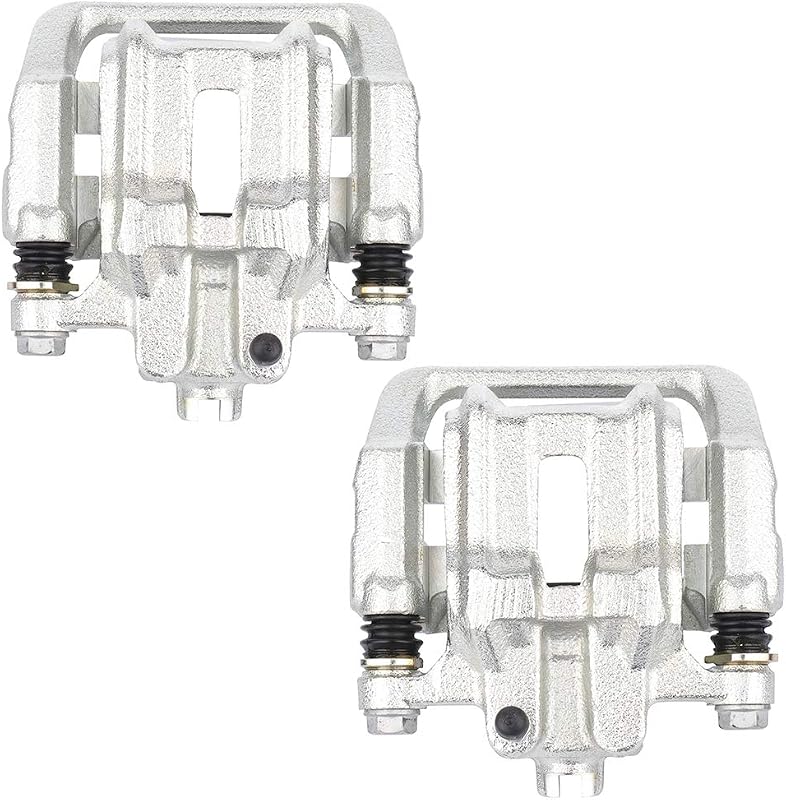 Conjunto de pinças de freio traseiras ECCPP 19-B2589 e 19-B2588 com suporte – lado esquerdo e direito
