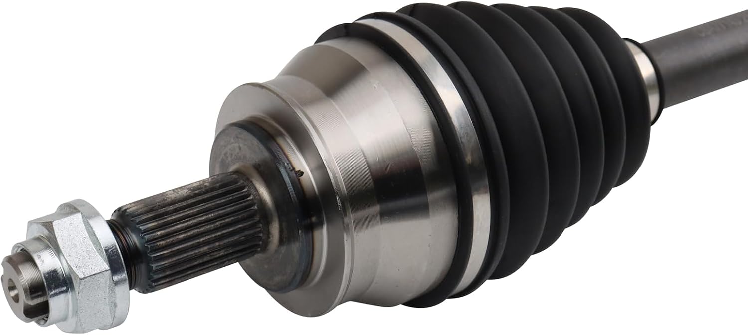 TRQ Front Left CV Axle Shaft Assembly Driver Side Compatible with 2016-2017 Fiat 500X 2015-2021 Jeep Renegade