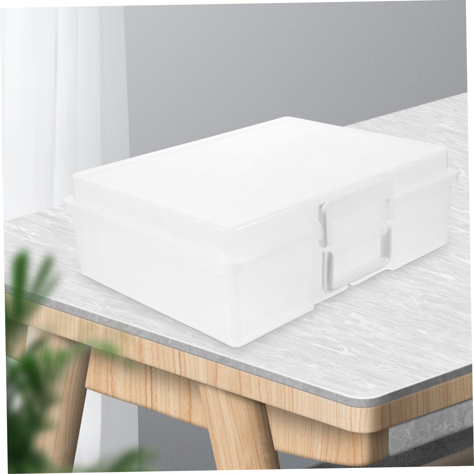 Alipis Scatola Organizer per Foto Trasparente Contenitore per Conservare e Ordinare Foto Biglietti e Oggetti Design e Adatta e Ufficio