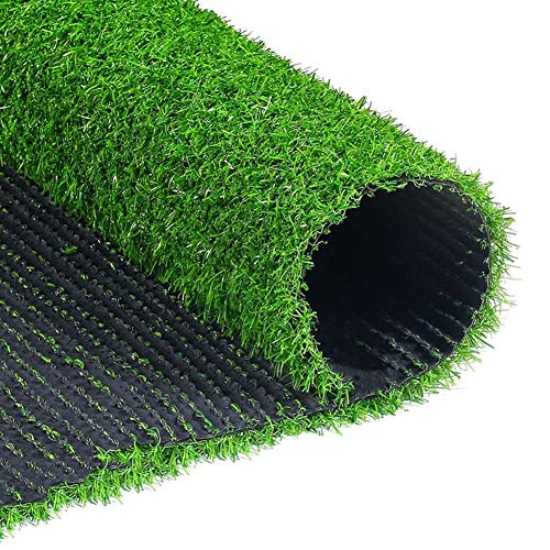 ALGWXQ Artificial Turf Environmental Protection Easy Care Patio Rooftop School Fake Grass, 4 Kinds Of Green, 4 Thicknesses (Color : C, Size : 2x50m 3.5cm)