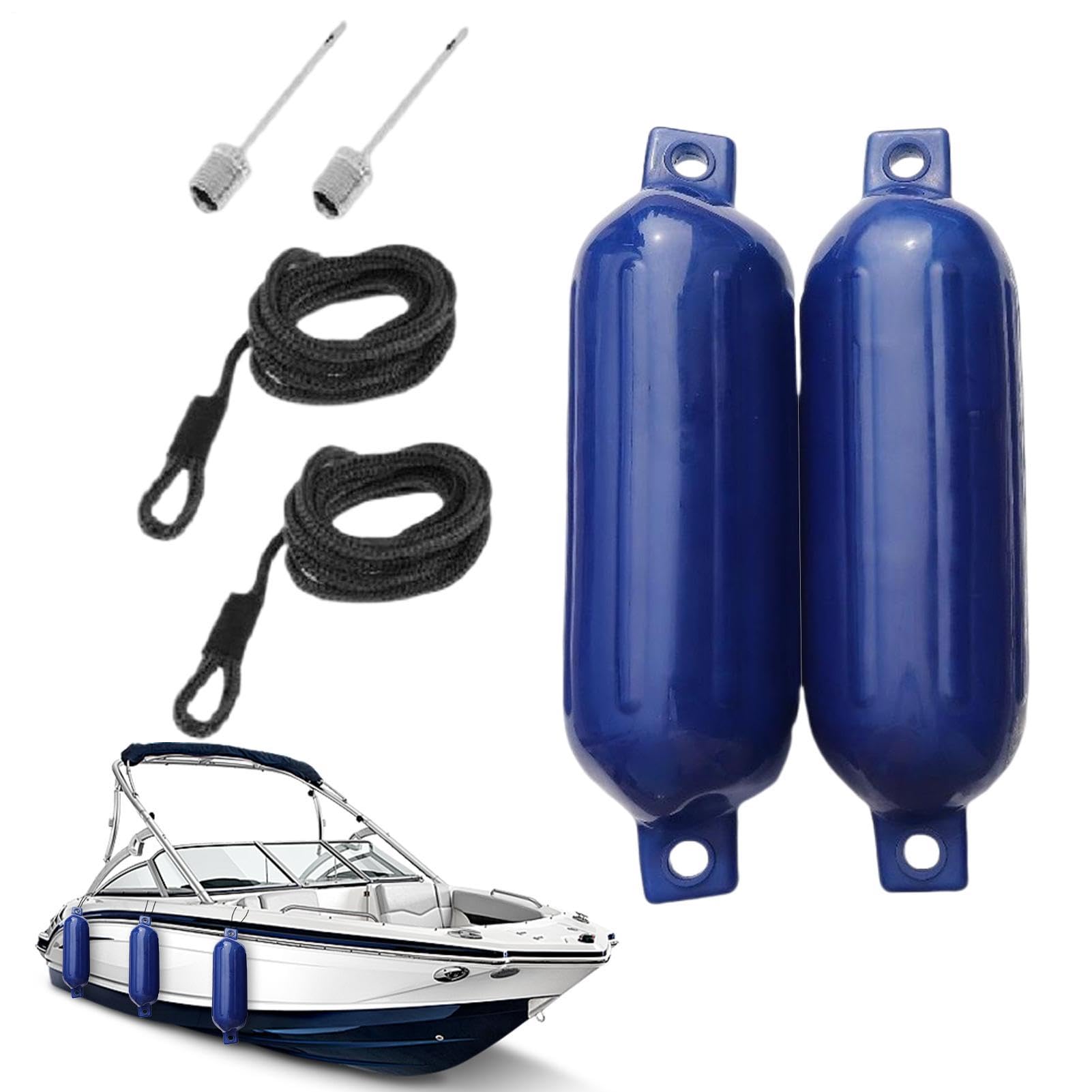 Paraurti per barche pontone, 40 cm, difesa a molla, difesa per barche, Marine Guard, parafanghi gonfiabili a prova di perdite, per attirare yacht, piscine, laghi, surf, costiere, a