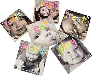 Constructive Playthings Happy Healthy Babies Board Book Set of 6