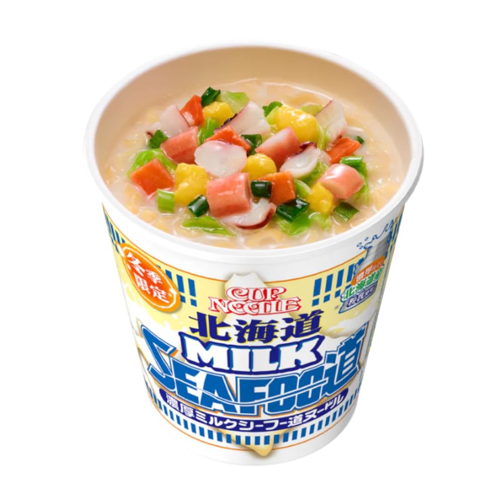☆カップヌードル 濃厚ミルクシーフー道ヌードル☆ Amazon.co.jp: （日清） カップヌードル 北海道濃厚ミルクシーフー道