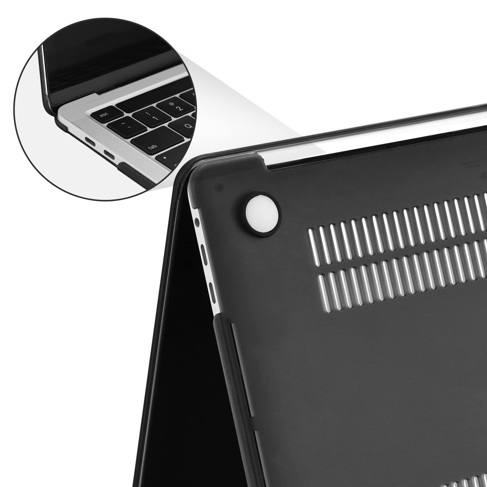 BlueSwan Hülle Für MacBook Pro 13 Zoll M2 M1 - Schutzhülle Mit Mauspad & Tastaturabdeckung