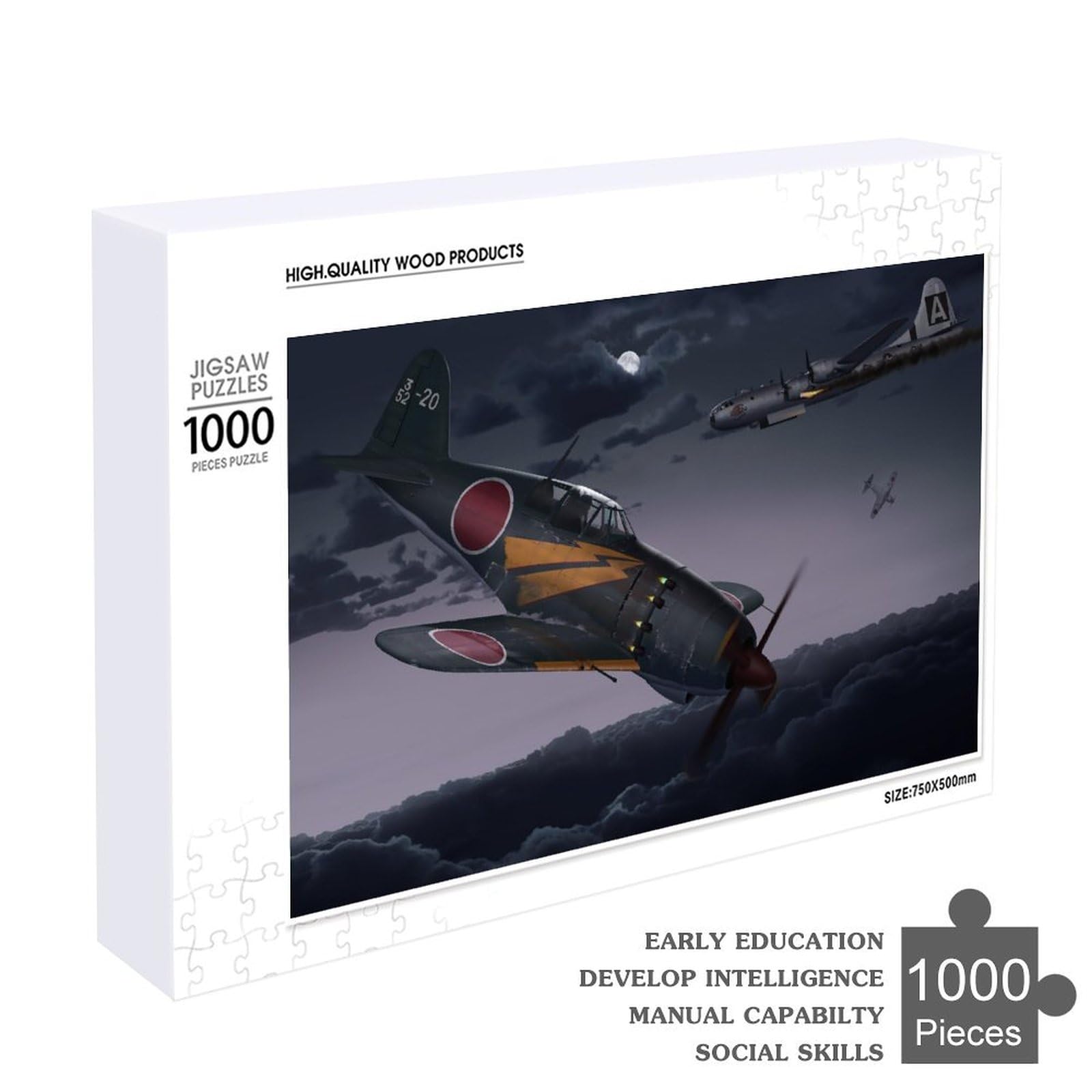 ジグソーパズル MasterPieces US Army Firepower Amazon.co.jp: ジグソーパズル 局地戦闘機 雷電 B29迎撃 海軍 パズル