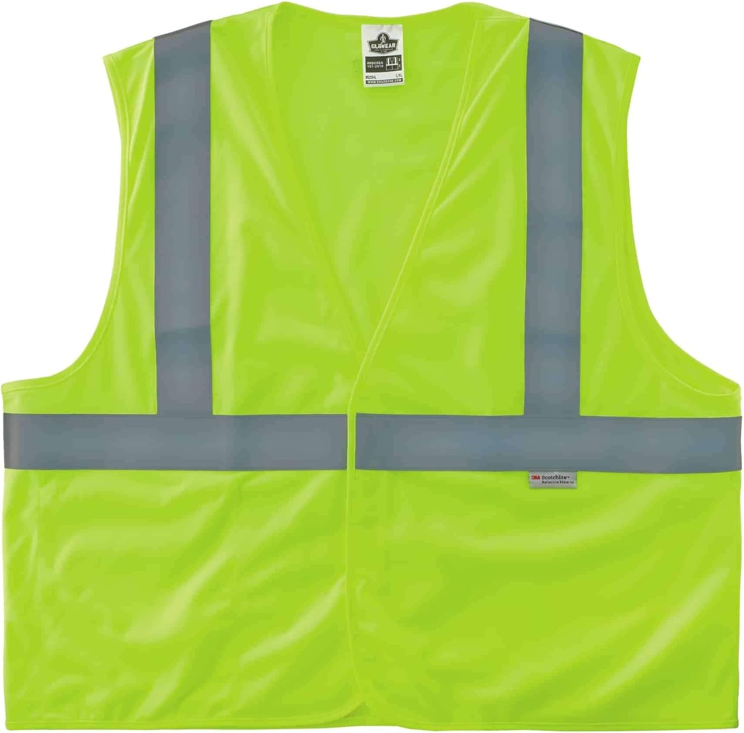 Ergodyne GloWear 8255HL ANSI FR Treated Lime Reflective Safety Vest