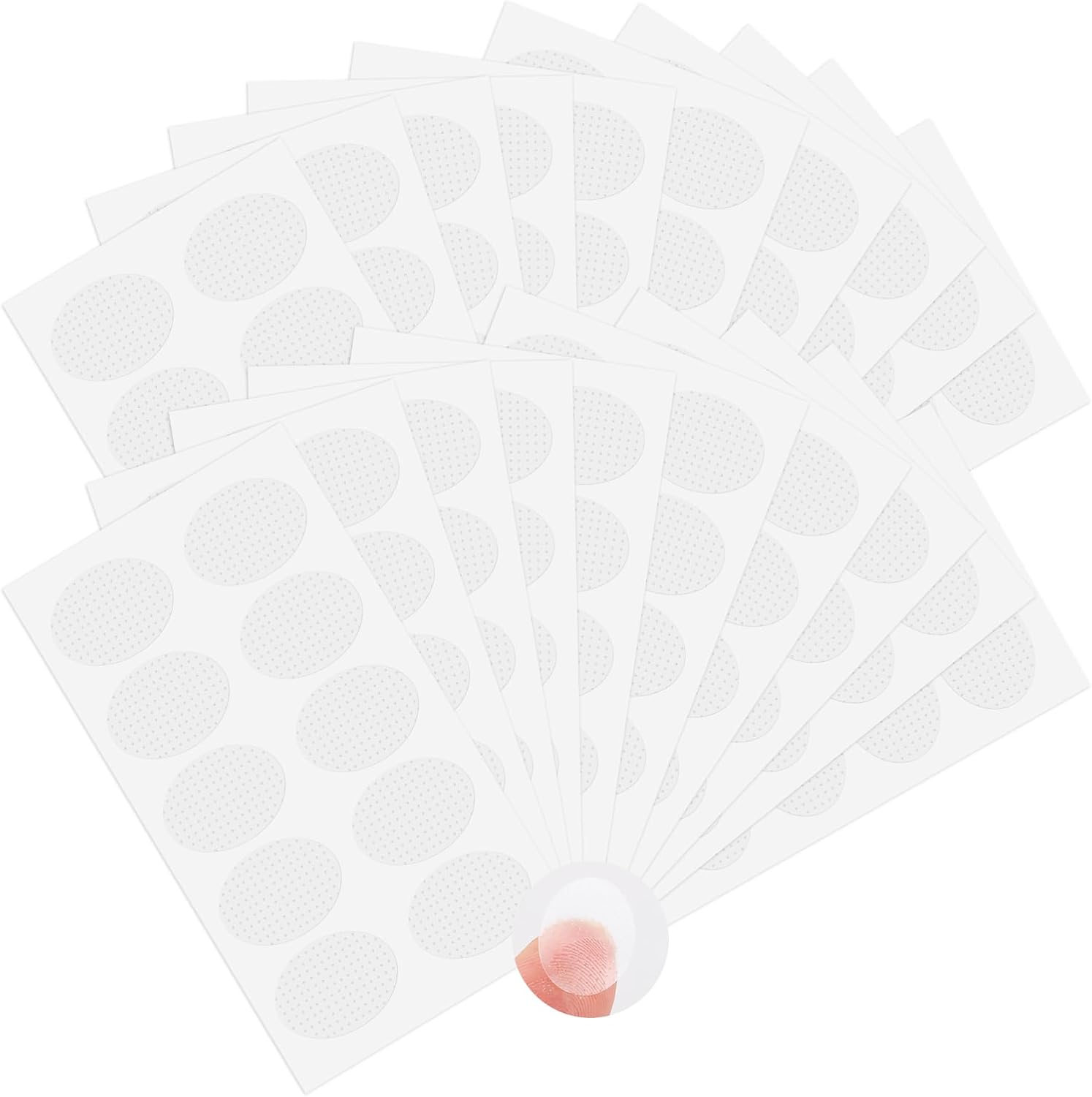 Lusofie 400Pcs Ear Lobe Support Patches Clear Earring