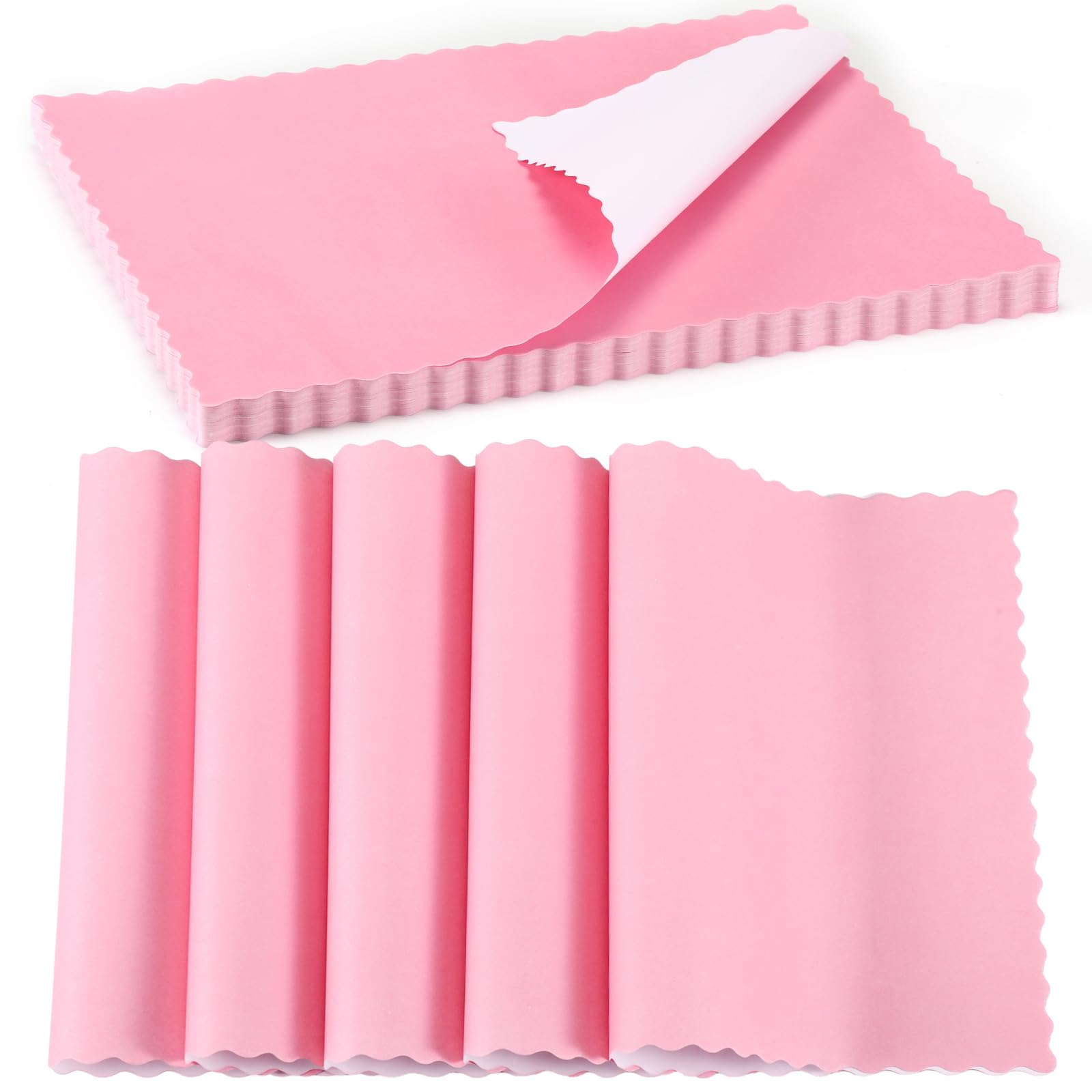 Uiifan 200 manteles individuales de papel desechables con bordes festoneados, manteles individuales en blanco, manteles individuales a granel para comedor, boda, fiestas, decoración de mesa de Navidad