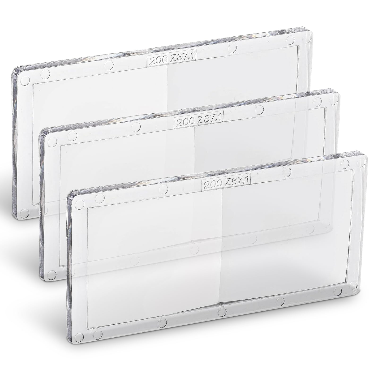 TRQWH Welding Helmet Magnifying Lens 2.0/2.5/3.0 Diopter Eye-Protecting Welder Accessories Magnifier Cheater Lens (S-2.0 Diopter)