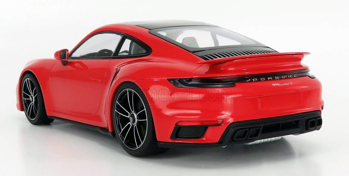 Amazon | ミニチャンプス 1/18 ポルシェ 911 992 ターボS 2020 レッド