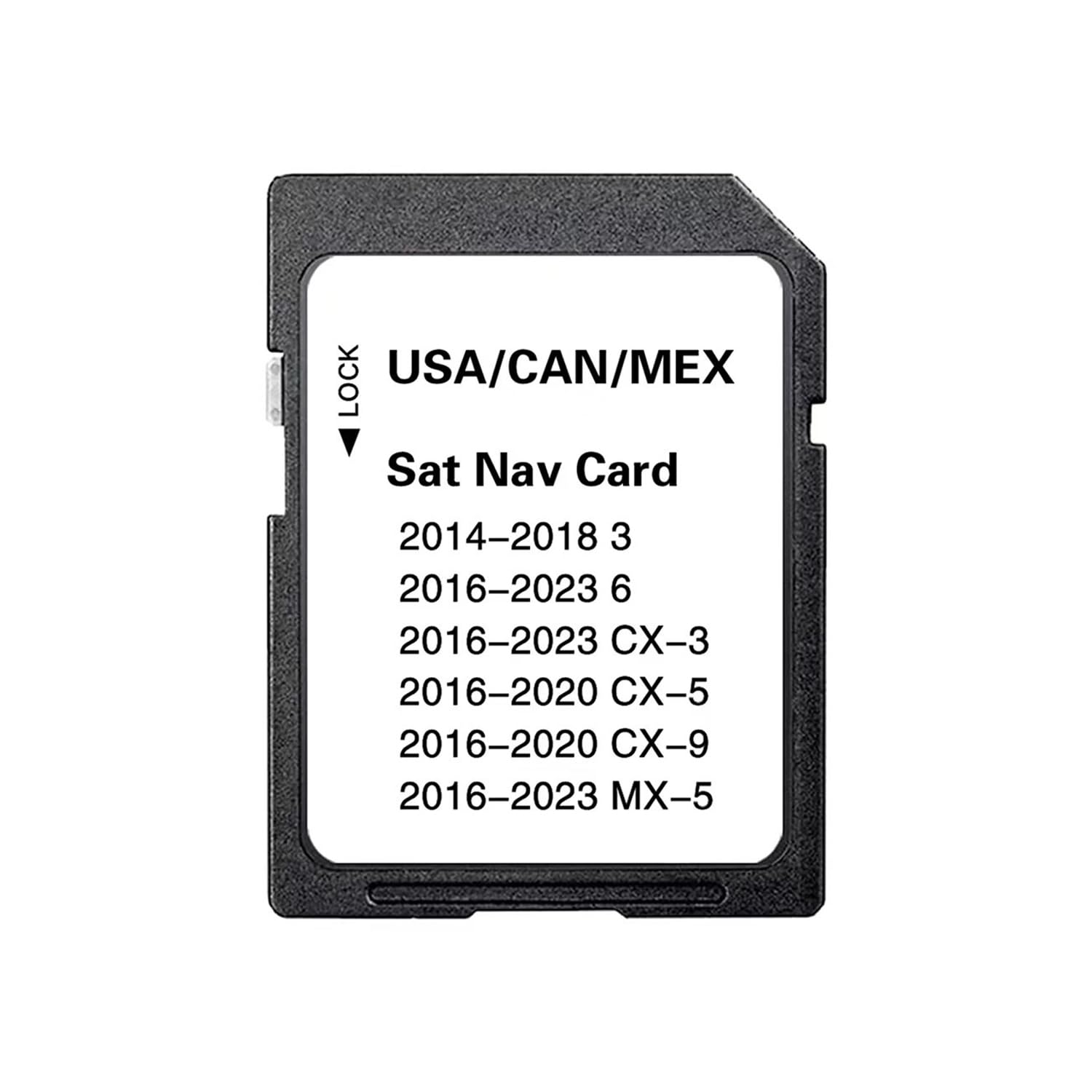Upgraded Navigation SD Card with Latest Maps Version Compatible with 3 6 CX-3 CX-5 CX-9 MX-5 2014-2023 USA/Canada/Mexico New Maps-image-3
