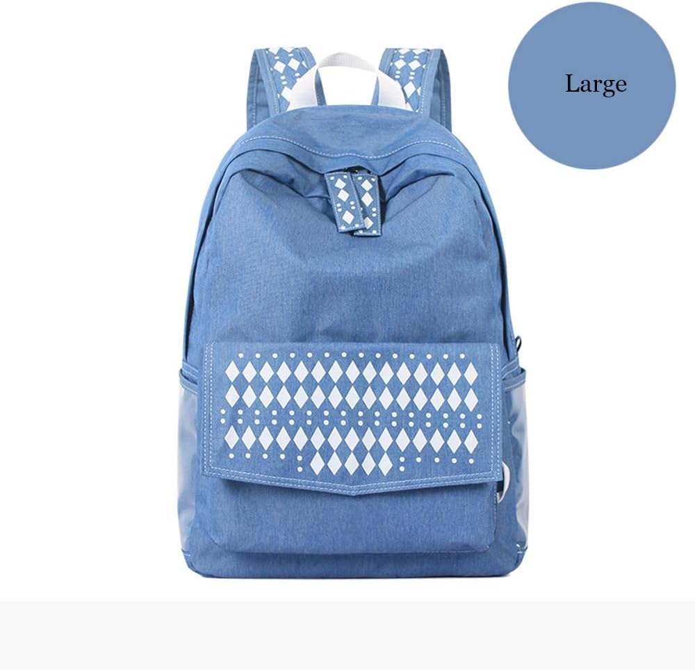 New Elegant Denim School Bags Cool Girls School Bags Fashion Unisex Cowboy Travel Backpack Women Laptop Backpacks