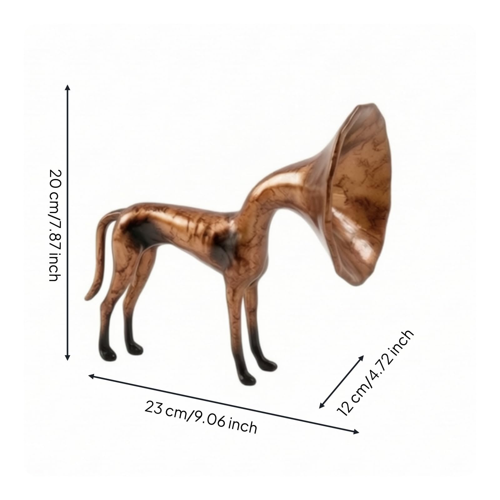 Figura Única Escultura Escultura No Representativa para Recibidor, Colorido