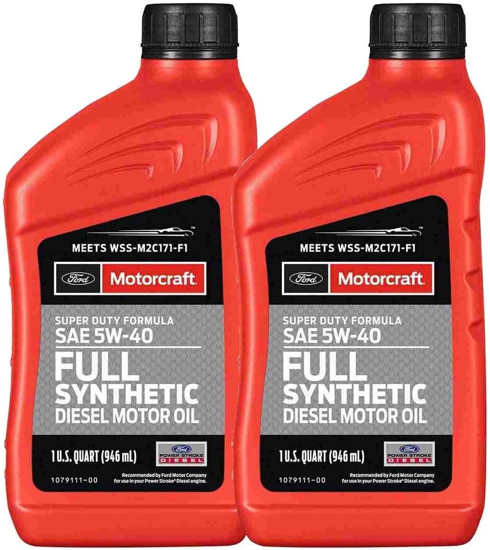 Genuine OEM Full Synthetic Diesel Motor Oil SAE 5W-40-2 Quart