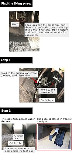 Miniatura 7 de Freno dual universal, juego de frenos para asiento lateral del pasajero del automóvil para dispositivo de asistencia al conductor, nuevo conductor