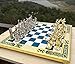 Luxury Chess Set for Adults X Large Greek Mythology Chess Pieces Handcrafted Chessmen and Chess Board, Gift Idea for Him, Dad and Anyone for Birthday, Anniversary