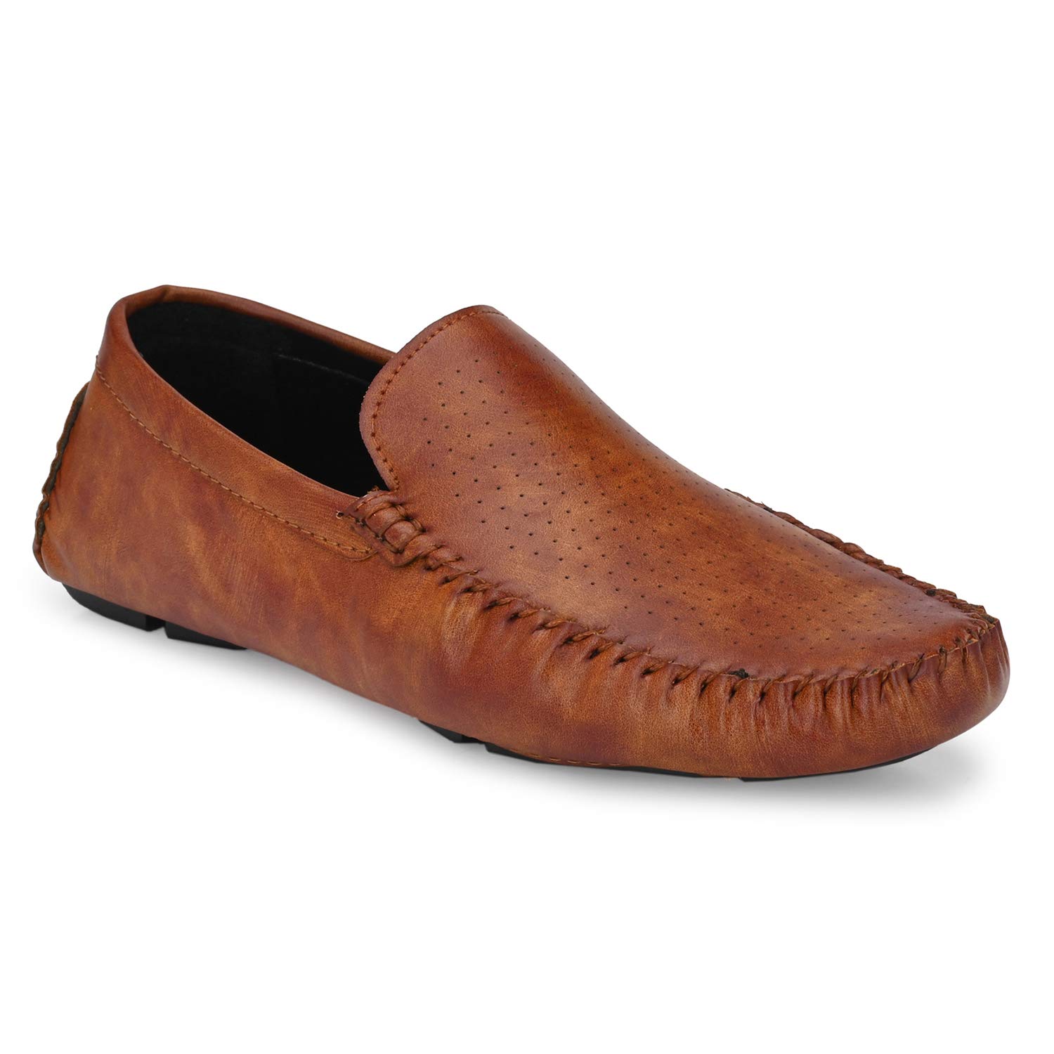 AZZARO BLACK Mens Synthetic Leather Slip-On Casual Loafers(TAN,10) (B09X1RJHZL) Amazon Price History, Amazon Price Tracker