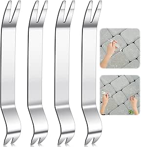 Pflasterheber Werkzeug Set - 2x Metall Hebewerkzeug Für Pflastersteine | Garten Werkzeug