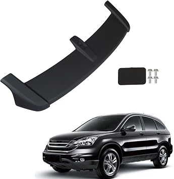Rear Roof Trunk Spoiler Wing Replacement for Honda CRV CR-V 2007-2011 Unpainted Black ABS