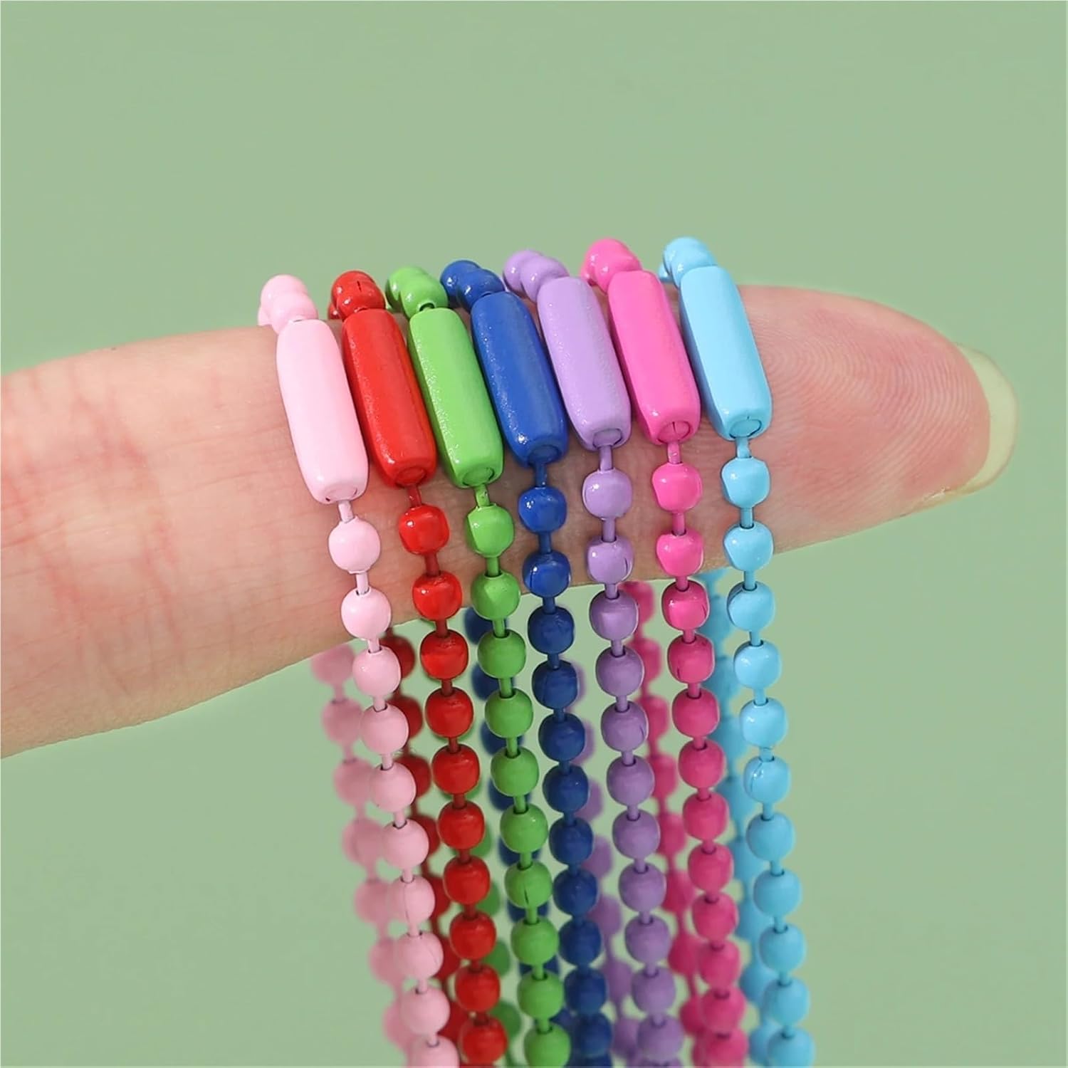 Ball chain, Key Chain/Dolls/Label Hand Tag Connector for DIY Bracelet Jewelry Making Accessorise 4.72inch for Chain(500cs)