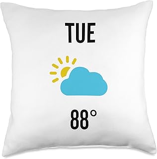 Weather Forecast Group Costume Halloween Tuesday Cloudy Throw Pillow