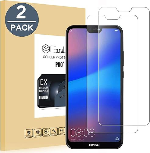 EasyULT Vetro Temperato per Huawei P20 Lite Pezzi   Pellicola Protettiva Vetro Temperato Screen Protector per Huawei P20 Lite