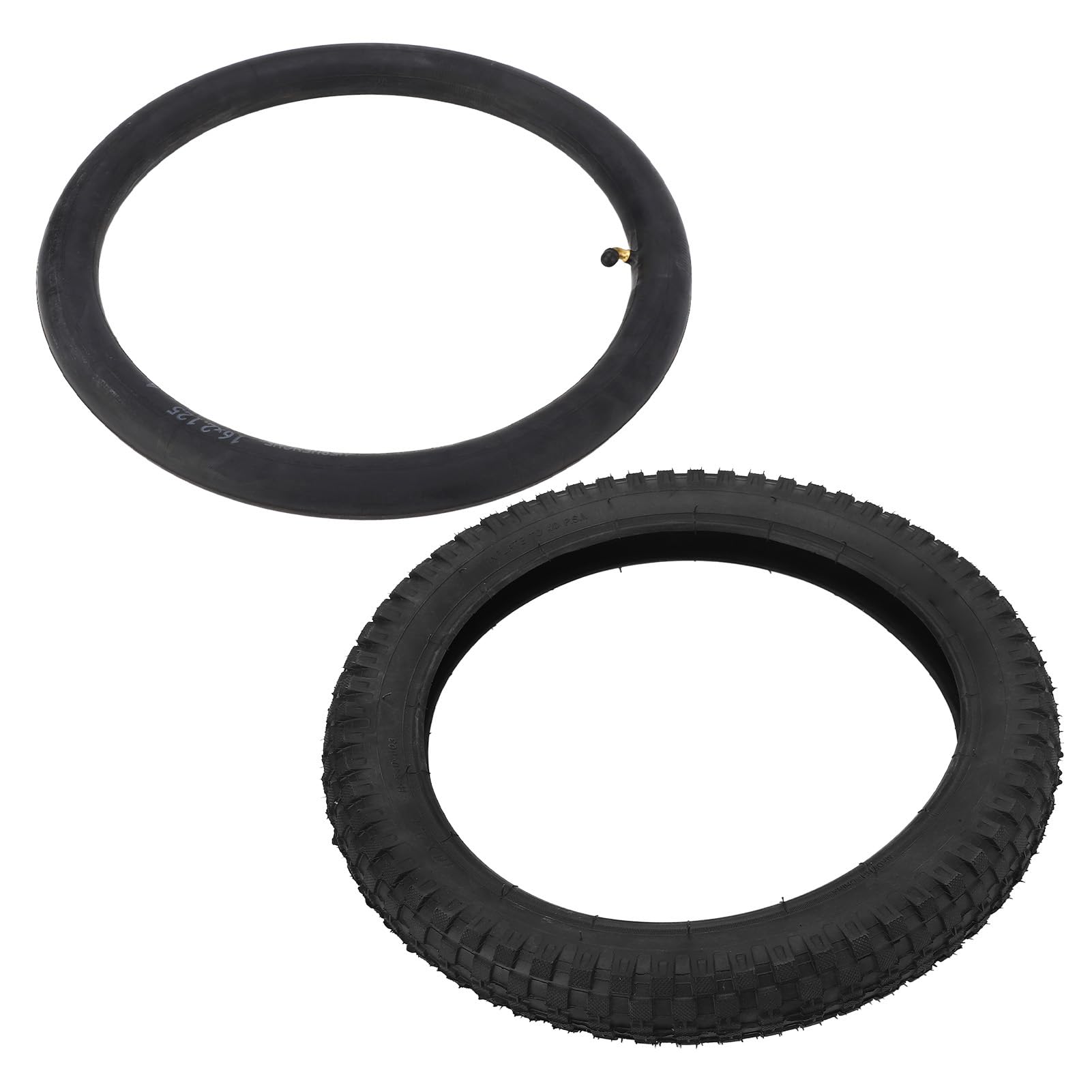 Neumático de Bicicleta para Niños de 16 Pulgadas Neumático de Bicicleta de Cross 16x2,4 Neumático de Bicicleta para Niños de 16x2,4 Cámara de Neumático de 16x2,4 Neumático