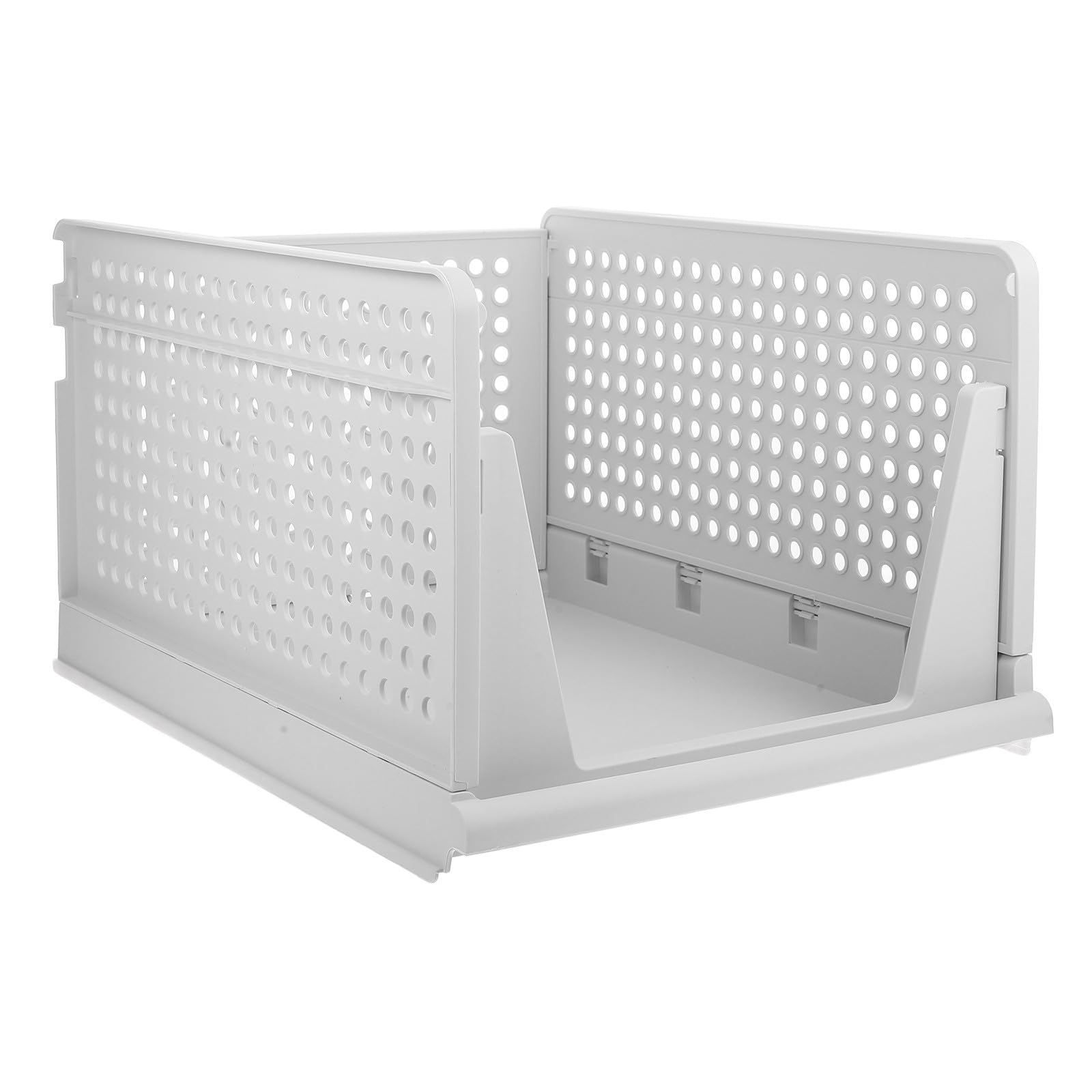 Panier de rangement empilable pour vêtements et dressing parfait