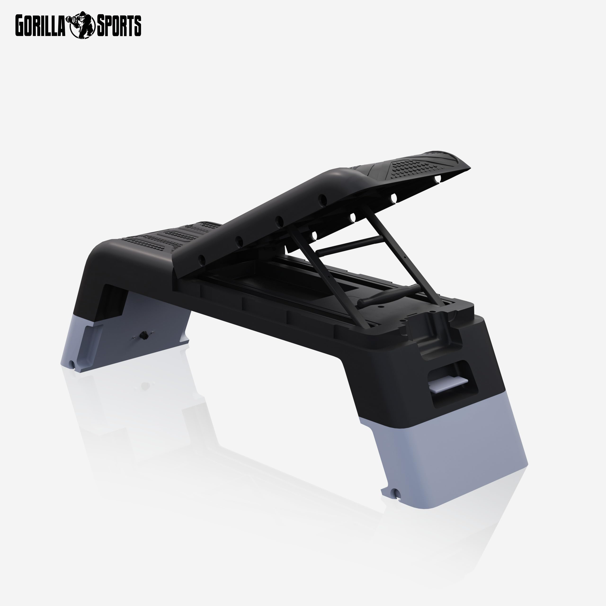 GORILLA SPORTS® Aerobic Deck, multifunktional, verstellbar, bis 200 kg