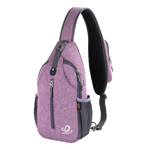 WATERFLY Crossbody Sling Backpack (Purple)