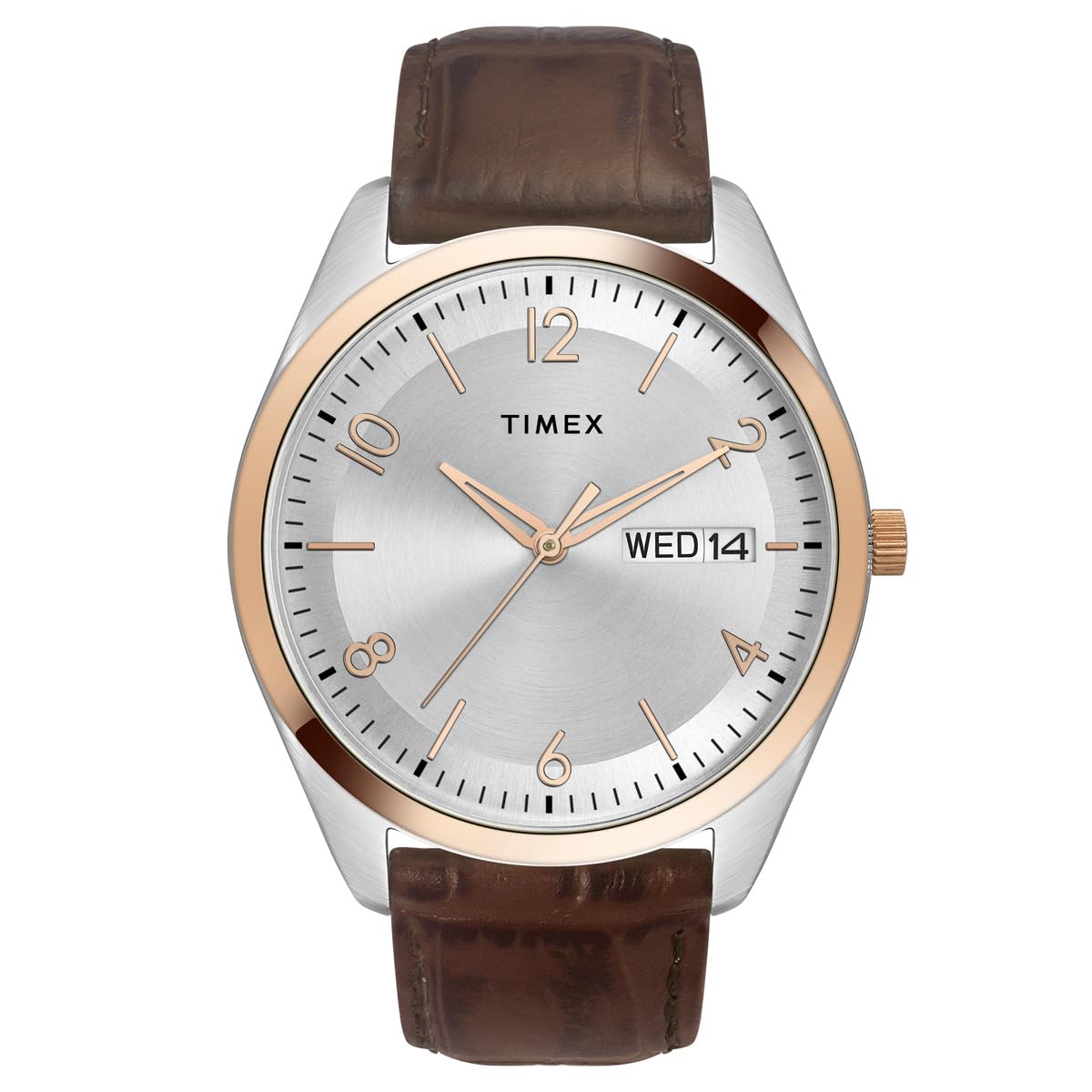 TIMEX Men Silver Round Analog Brass Dial Watch- TWTG10401 (B0CJYC1XFM) Amazon Price History, Amazon Price Tracker