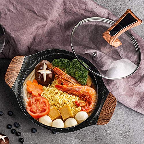 Marmite à Soupe, épaissie Non fumée Non Stick Pot, Double Oreille Hot Pot, Non bâton marmite à Soupe, Cuisine ou Salle à Manger Accueil Pot Wok – Image 4