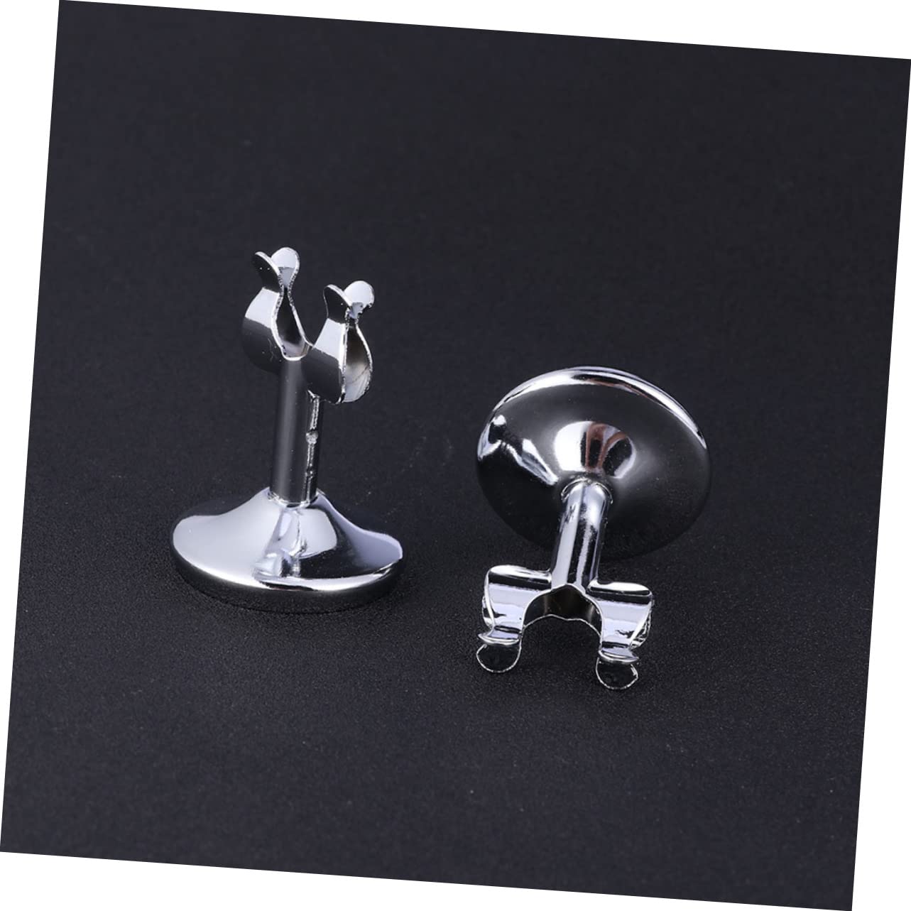 MAGICLULU 10piezas Portanúmeros De Mesa y Tarjeteros Inoxidable Elegante Resistente Multifunción Para Eventos