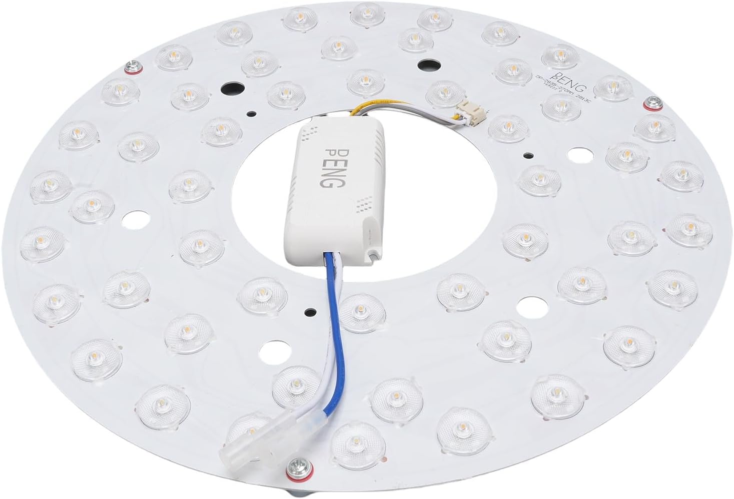 10.63in LED Ceiling Fan Light Retrofit Kit, 24W LED Ceiling Fan Light Retrofit Kit, Ceiling Light Replacement Panel, 3CCT 3000K 4200K 6500K Dimmable