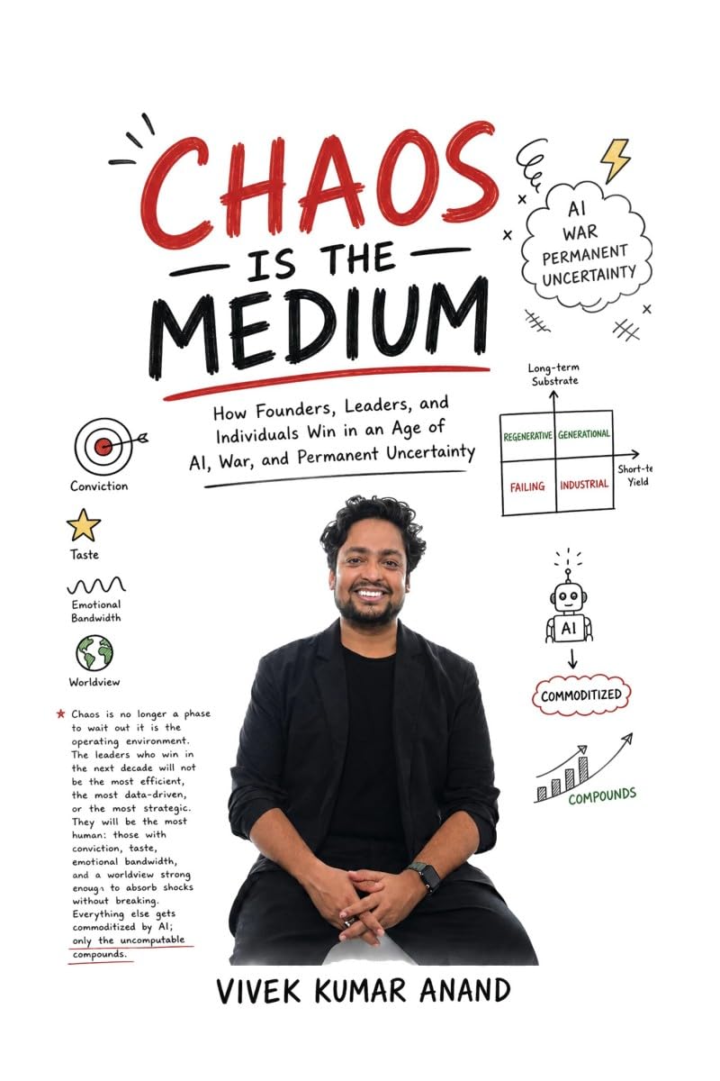 Chaos Is the Medium: How Founders, Leaders, and Individuals Win in an Age of AI, War, and Permanent Uncertainty