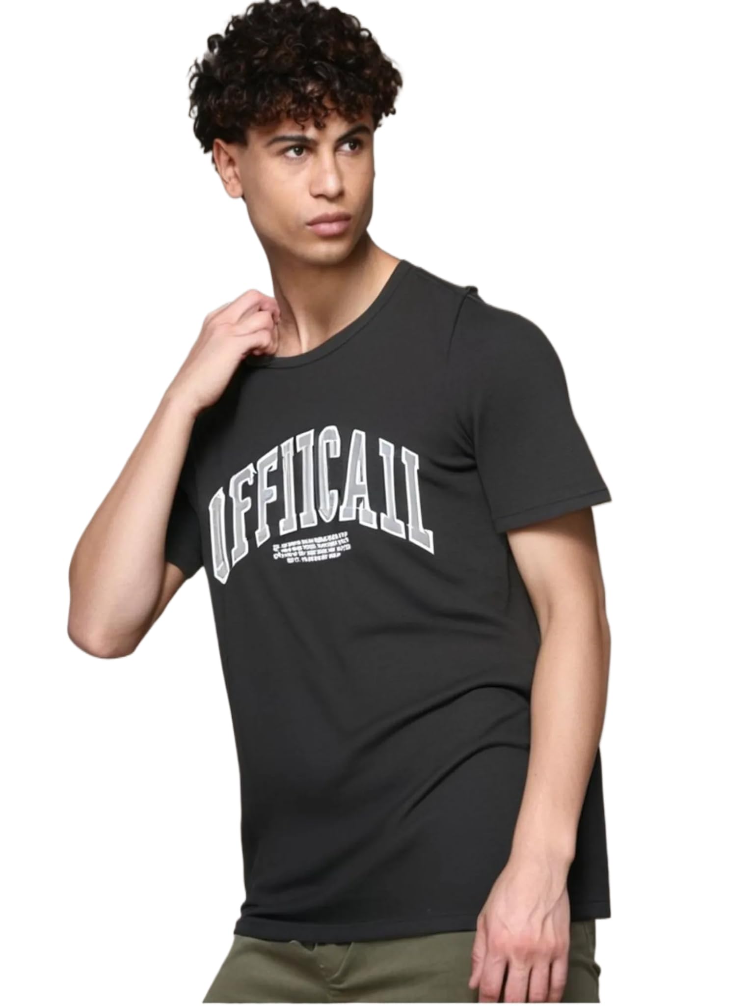 Men Regular Printed Cotton Blend Round Neck T Shirt for Men-picture-25