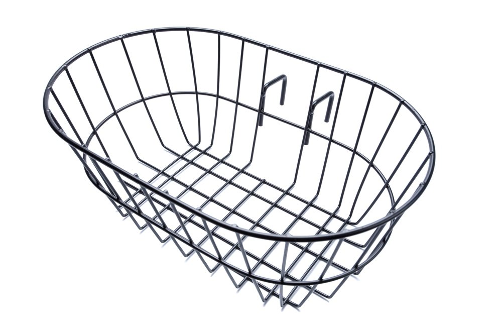 MoboCruiser Triton Easy Tote Basket, Silver, Large