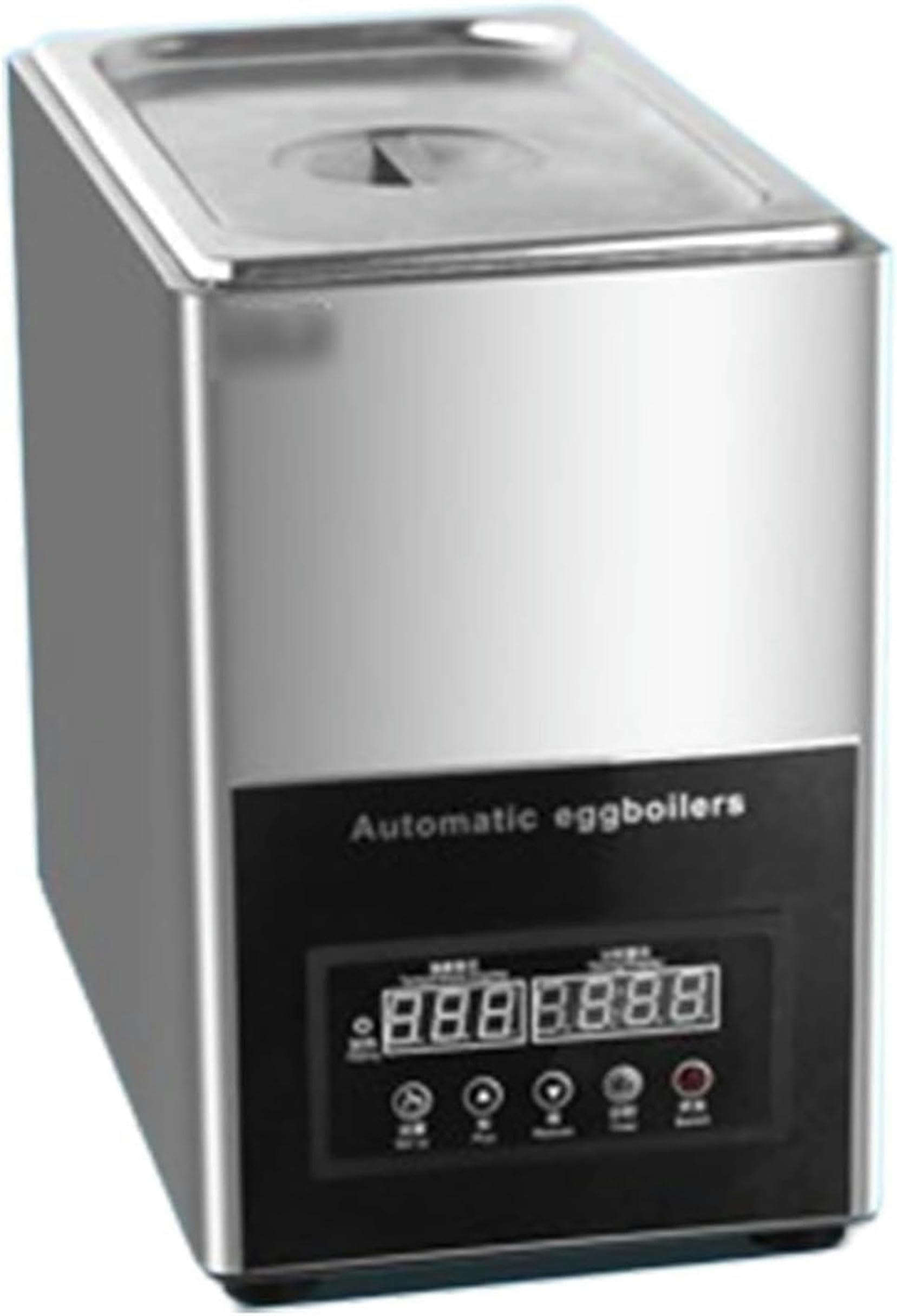 Cuiseurs à œufs automatiques électriques commerciaux avec source chaude - Grande capacité, 50 pièces Cuiseur à œufs automatique à source chaude avec minuterie, 0 à 99 minutes, grande capacité de 9 L~/