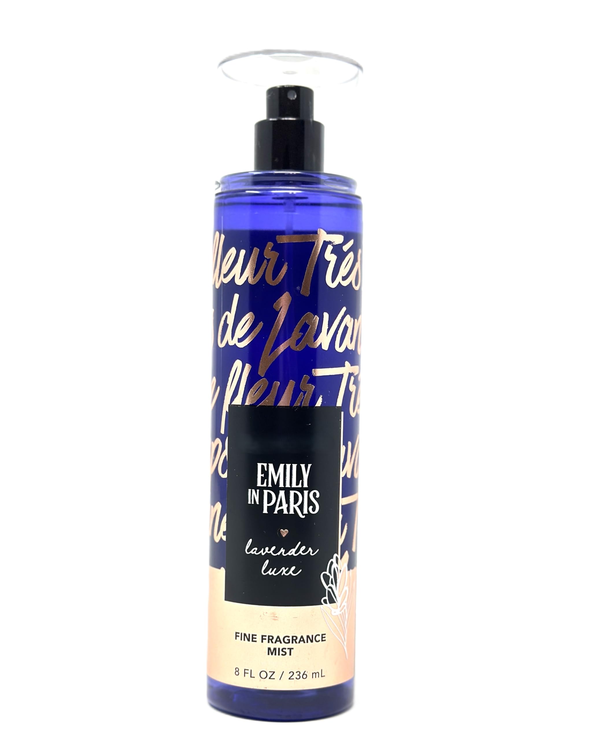 Bath and Body Fine Fragrance Mist Emil Paris (8 Fl Oz / 236 ml, Lavender Luxe)