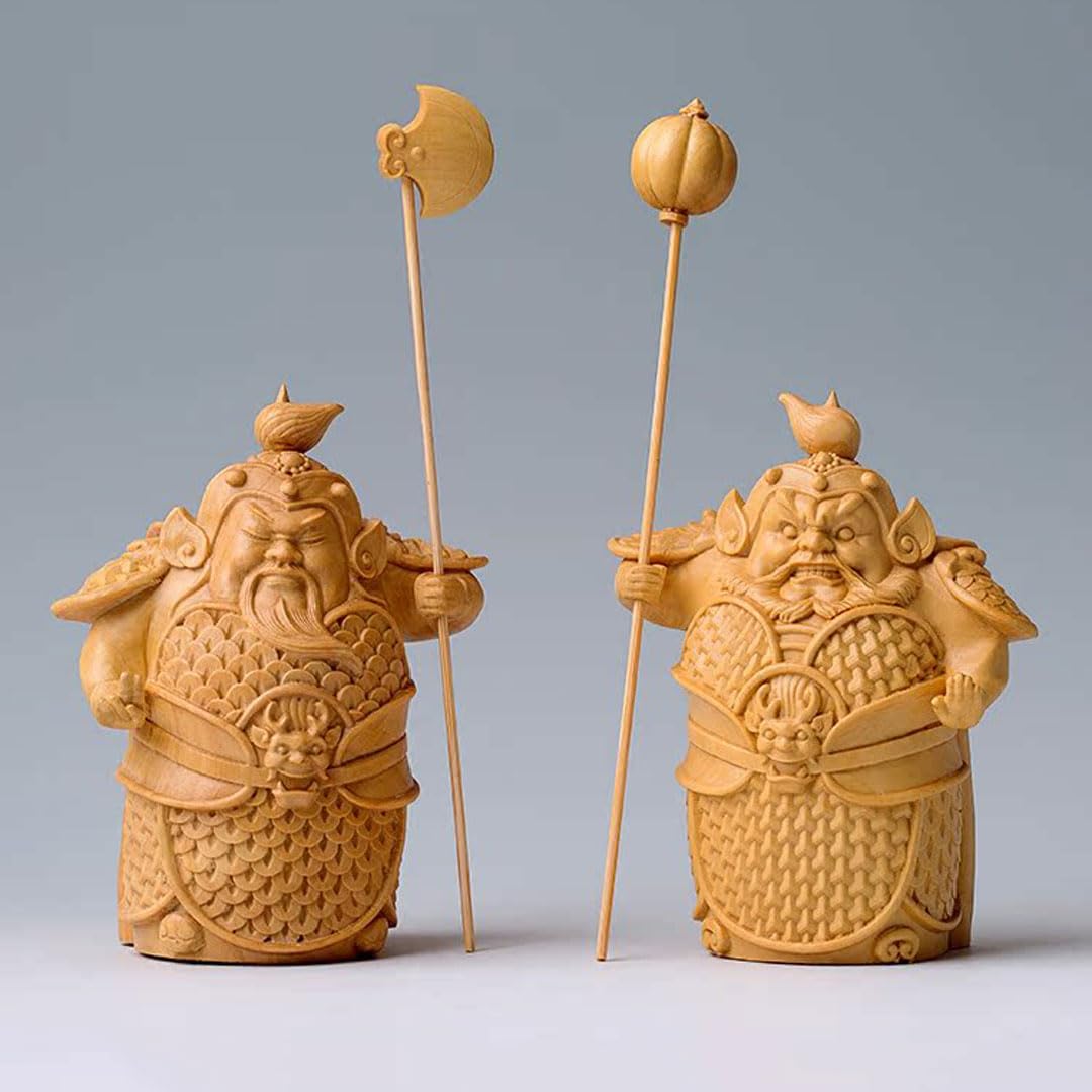 仏像 木彫 金剛力士像 ツゲ