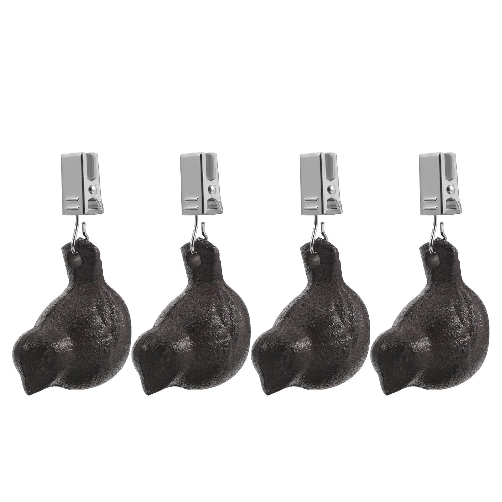 Evita que el viento vuele tu mantel con pesas para mantel de hierro fundido negro resistente